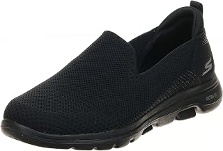 Skechers Go Walk 5 Women's Trainers, Black Textile/Trim 8 UK