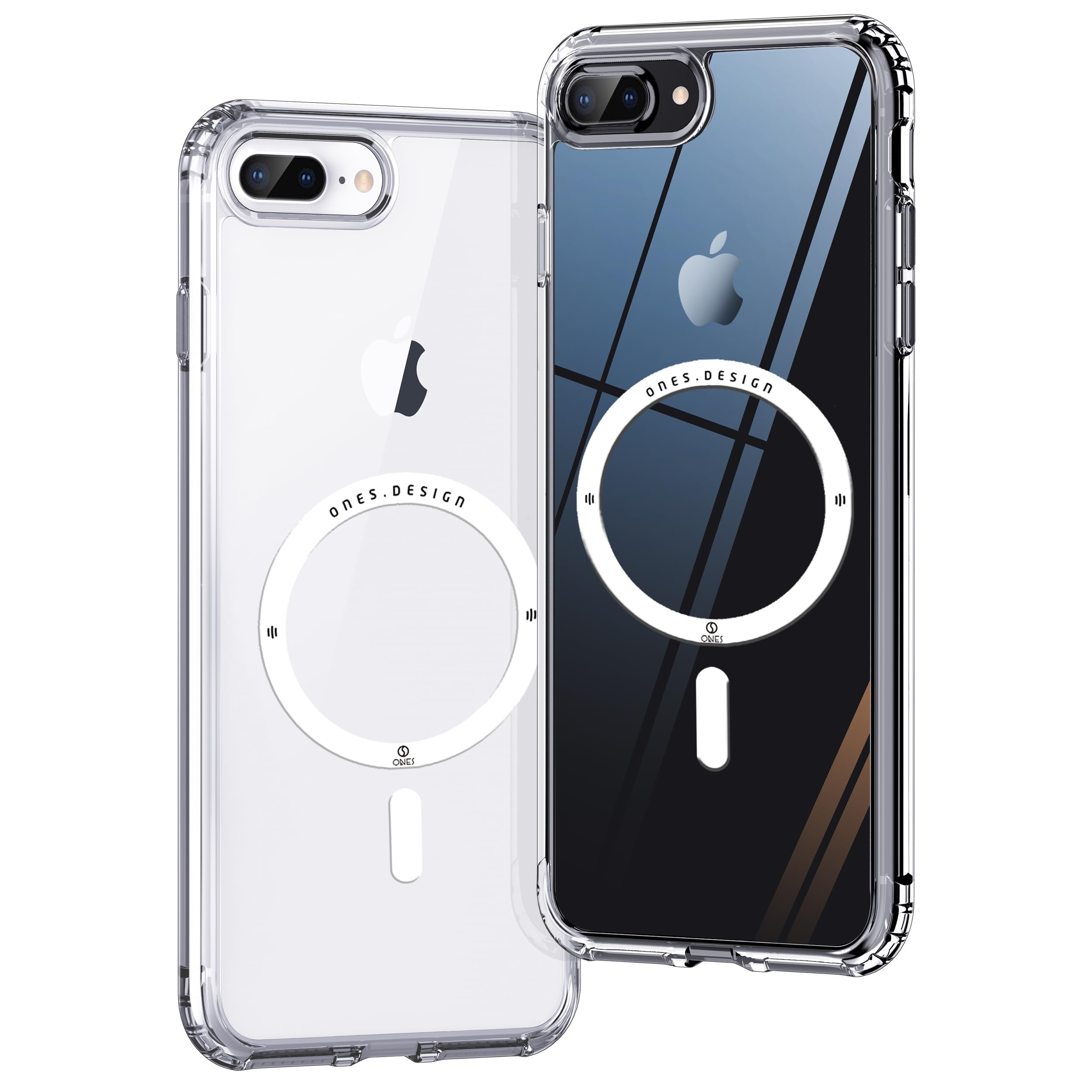 ONES Hard Hybrid Magnetic Case Compatible with iPhone 8 Plus/7 Plus Case MagSafe