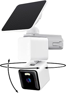WYZE Solar Cam Pan, 2K Security Cameras Wireless Outdoor, Battery Powered | 360° Pan-Tilt, Battery Powered, 2.4 GHz Wi-Fi camera, AI motion detection, Color night vision, Cameras for home security