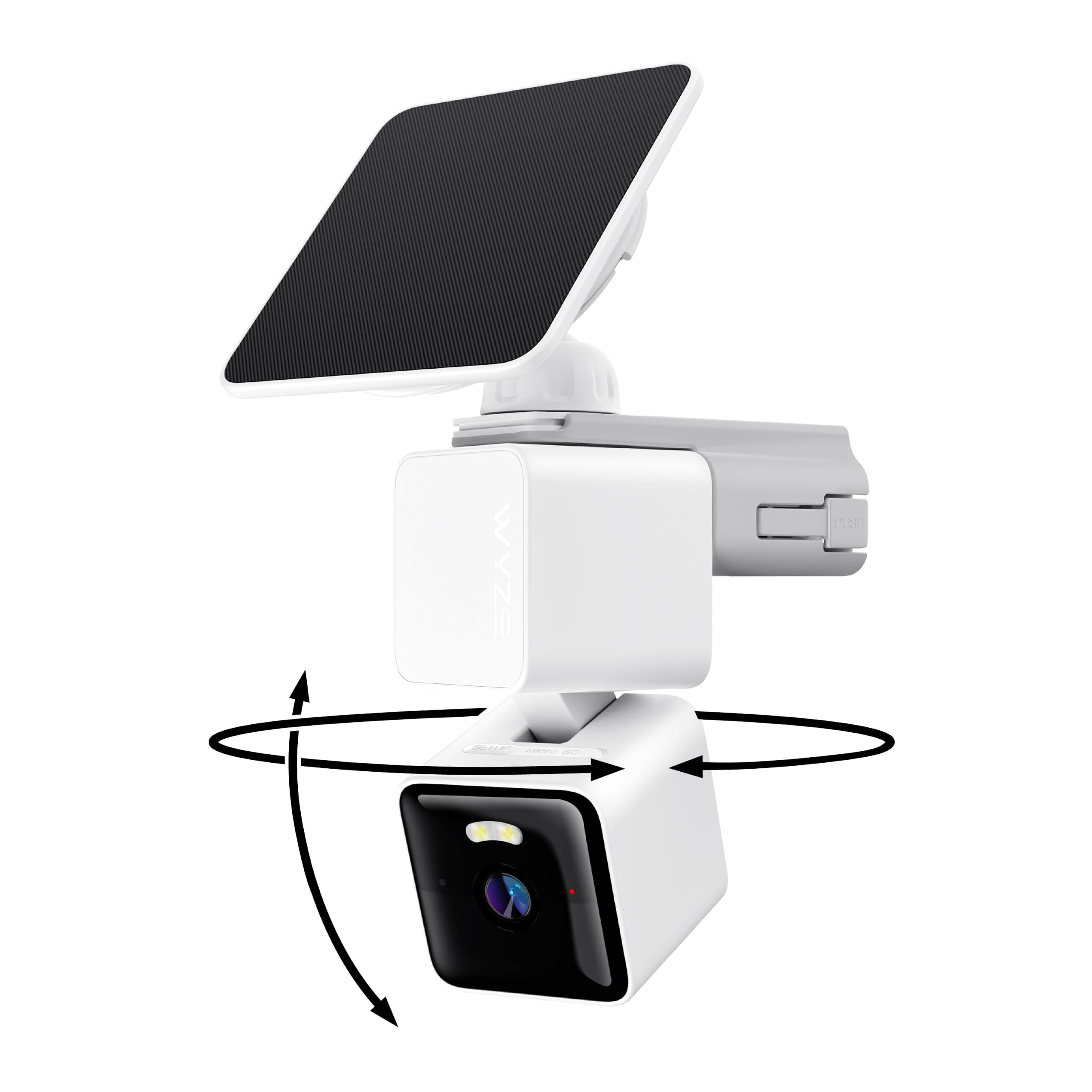 WYZE Solar Cam Pan, 2K Security Cameras Wireless Outdoor, Battery Powered | 360°