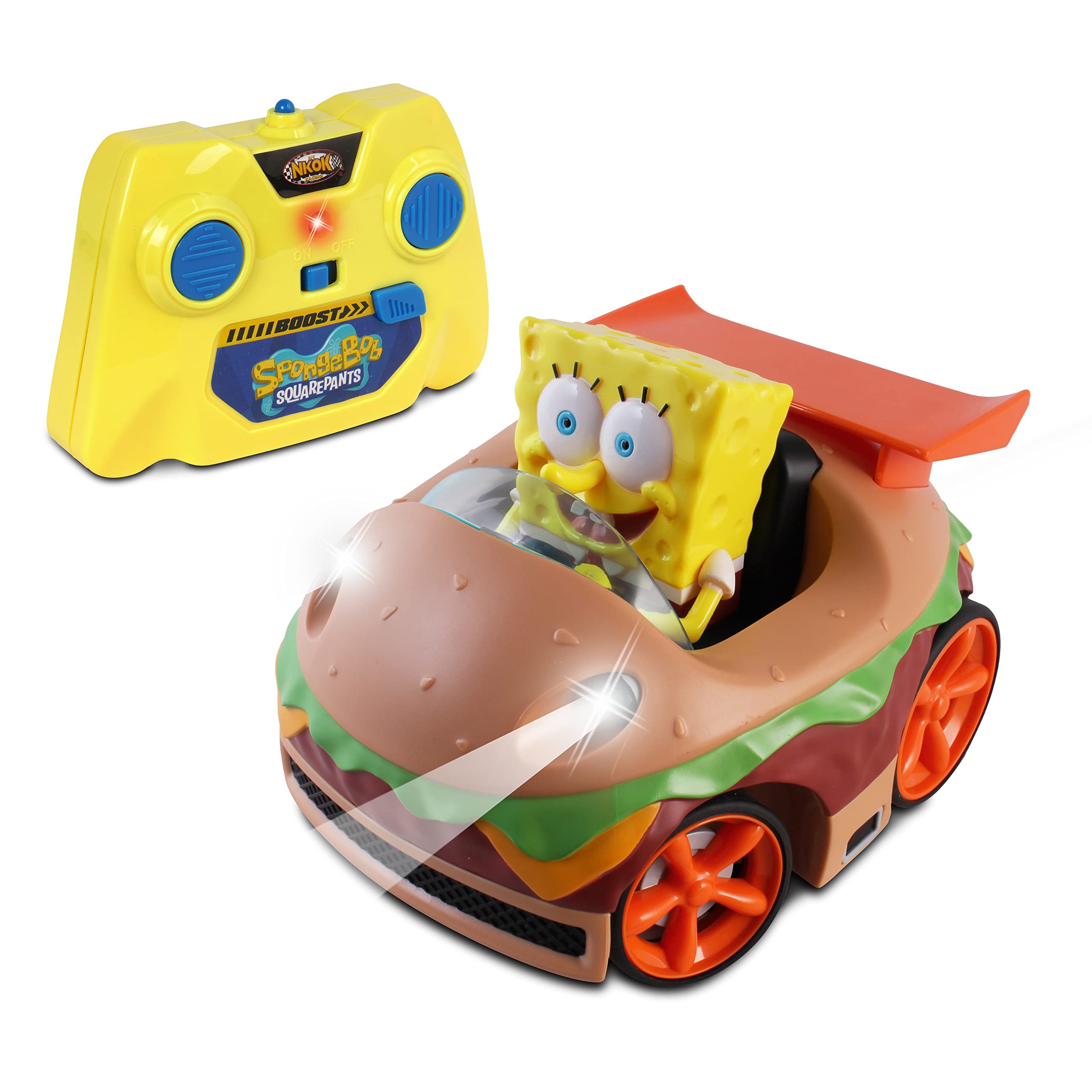 SpongeBob Squarepants Remote Control Krabby Patty Vehicle | Officially licensed 