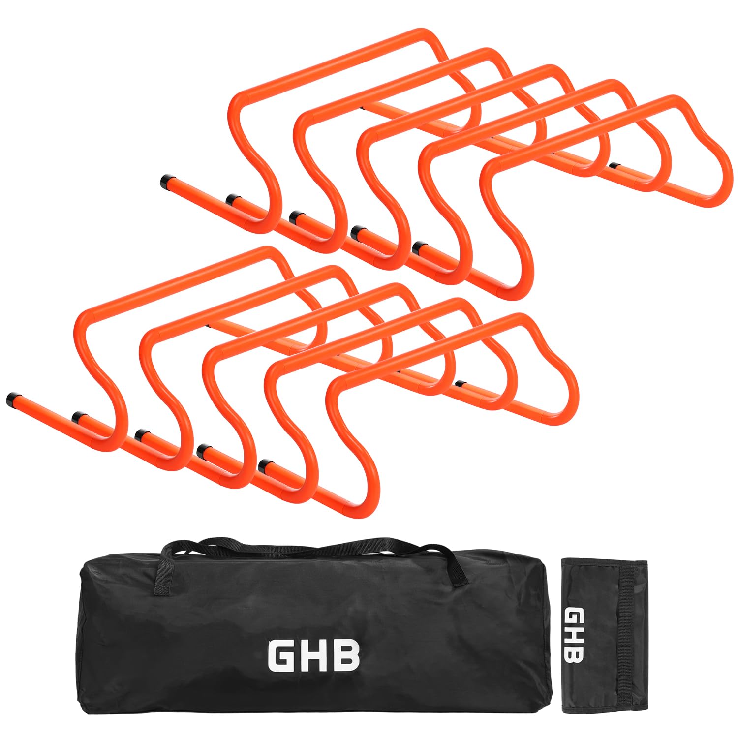 GHB Agility Hurdles 8" Speed Agility Training Hurdles | Detachable Sturdy Hurdle