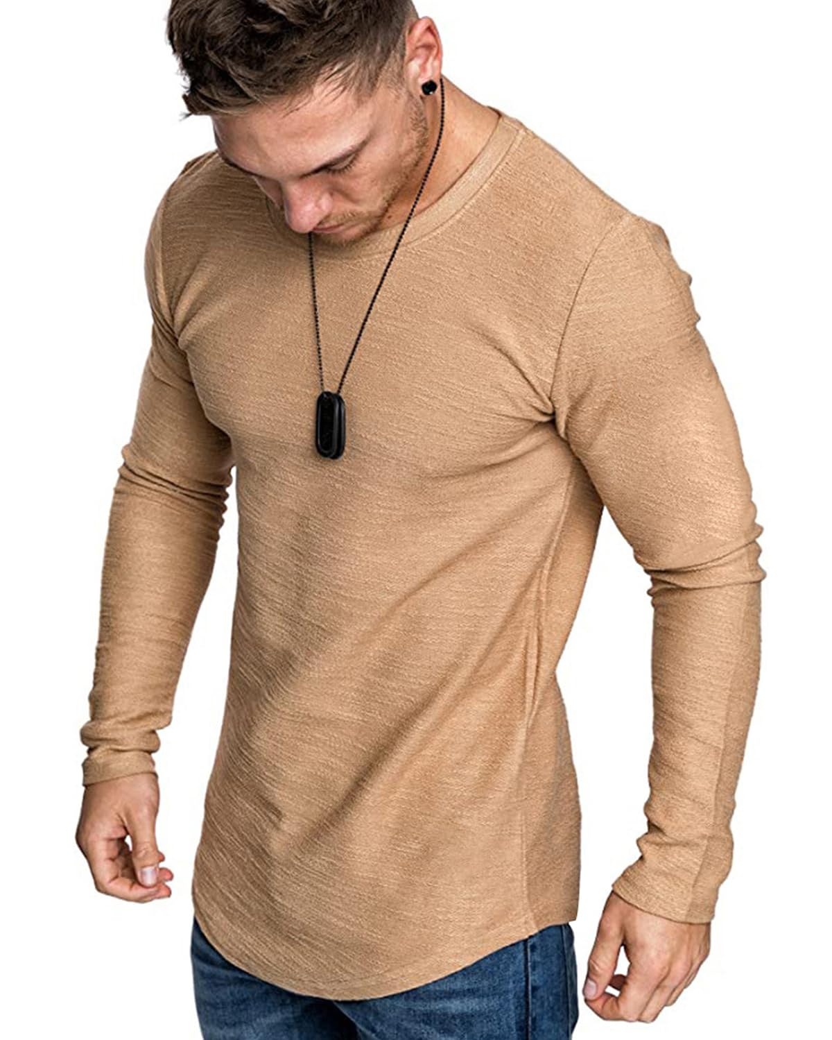 Men's Cotton Gym Workout Athletic Cotton T-Shirt