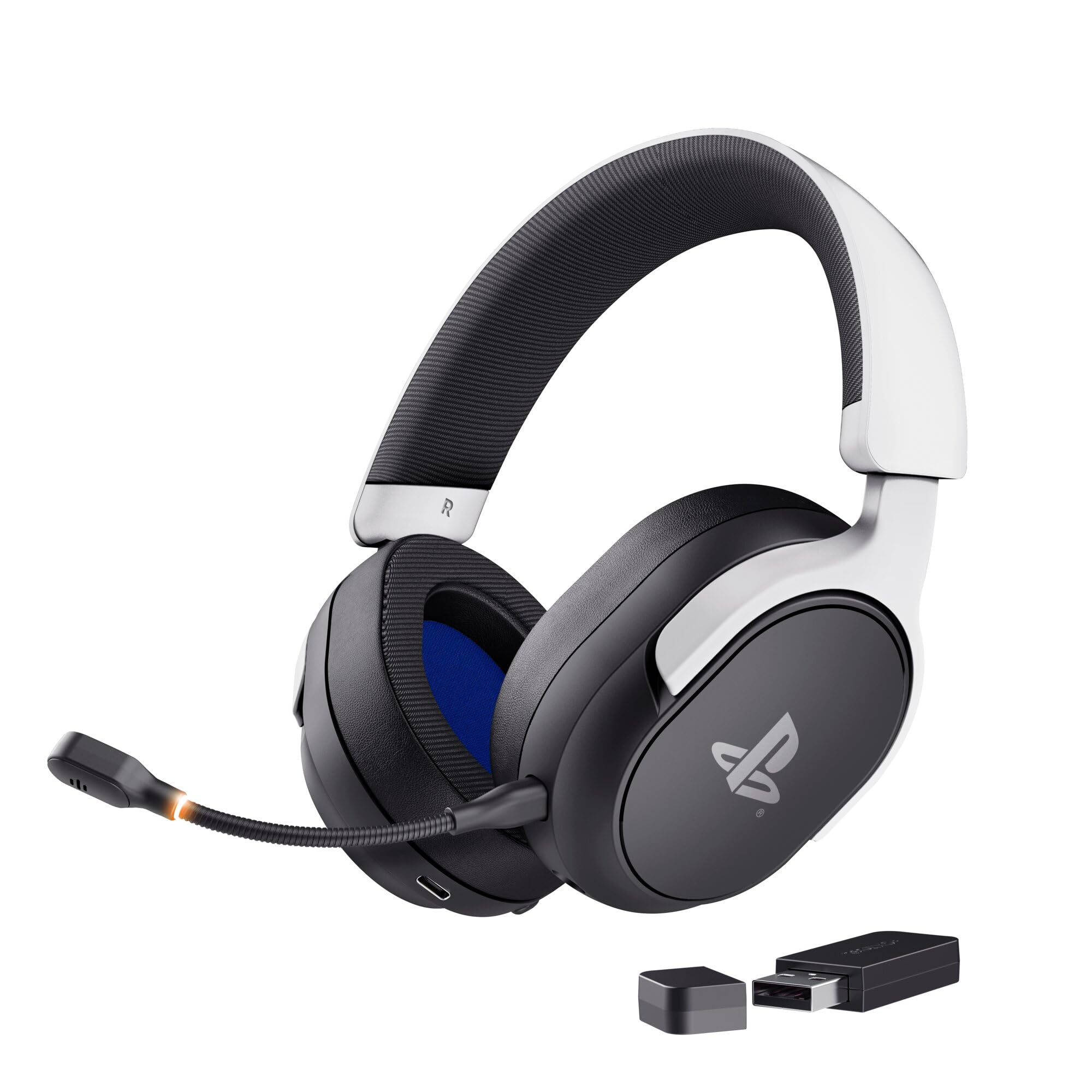 GXTrust Forta PlayStation 5 Licensed Wireless Helmets, Black/White
