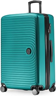 Hauptstadtkoffer Mitte - Large Hard-Shell Suitcase, TSA, 4 Wheels, Check-in Luggage with 8 cm Volume Expansion, 77cm, 130 liters, Turquoise