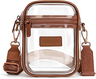 Montana West X Wrangler Clear Bag for Stadium Events Crossbody Purse for Concerts, Sports