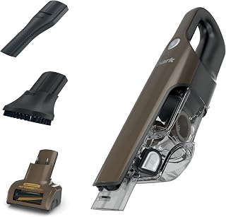 Shark UltraCyclone Pet Pro Plus Cordless Handheld Vacuum, Brown, CH951BR1 | Powerful Suction, Portable Vacuum for Car & Home, Pet Power Brush, Crevice Tool, Scrubbing Brush, XL Dust Cup