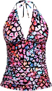 Yonique Women's Modern/Fitted Tankini Top (Pack of 1)