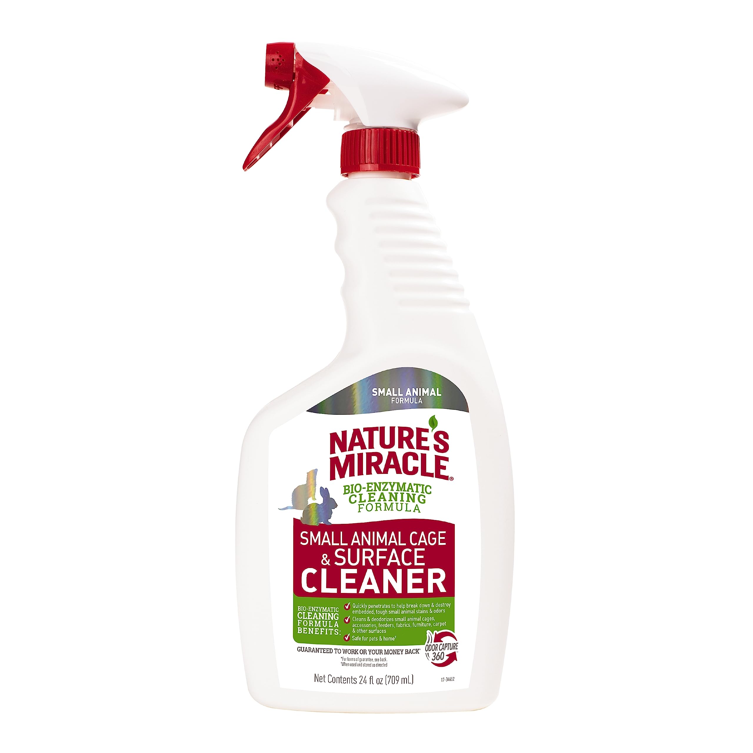 Nature's Miracle Small Animal Cage and Surface Cleaner, Bio-Enzymatic Cleaning F