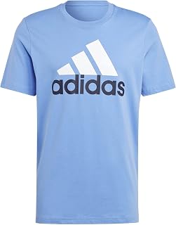adidas Essentials Single Jersey Big Logo Tee Men's Short Sleeve T-Shirt (Pack of 1)