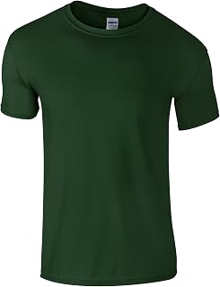 Gildan Men's T-Shirt, medium,forest green