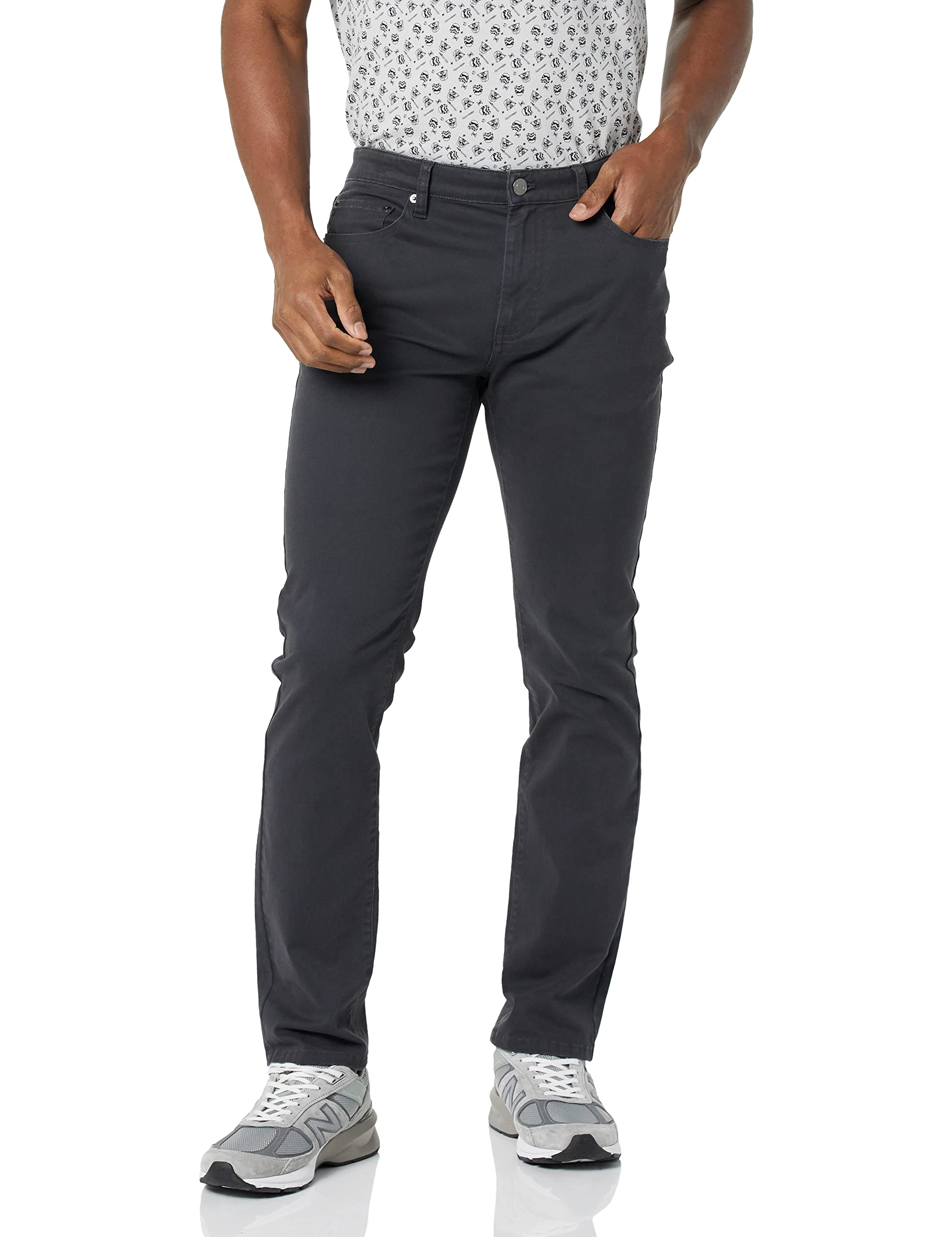 Amazon Essentials Mens Slim-Fit 5-Pocket Stretch Twill Pant