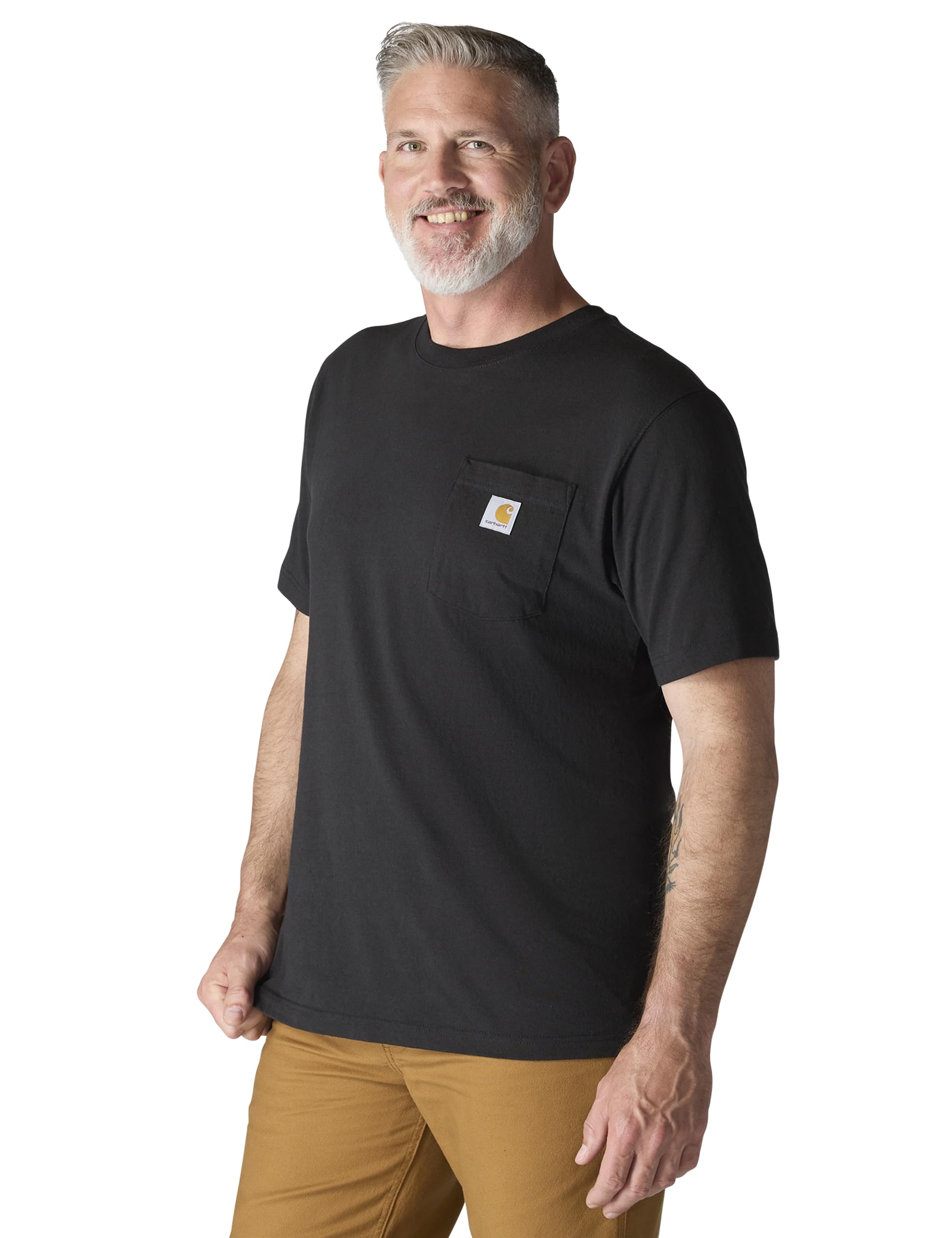 Carhartt (カーハート) Men's K87 Workwear Pocket Short Sleeve T-Shirt (Regular and Big