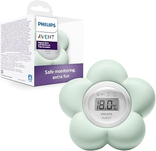 Philips AVENT Digital Baby Bath Thermometer Waterproof and Accurate Temperature Measurement (Model ‎SCH480/00)