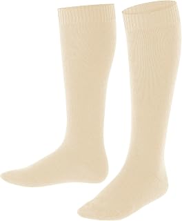 FALKE Unisex Kids Comfort Wool Knee-High Socks Breathable Climate-Regulating Odour-Neutralising Thick Warm Hard-Wearing Inner Layer Soft On Skin For Everyday Life And School 1 Pair