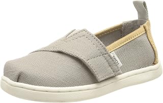 Toms Tiny Alpargata EspadrillasUnisex - Children and Boys, Grey Brown, 28.5 EU