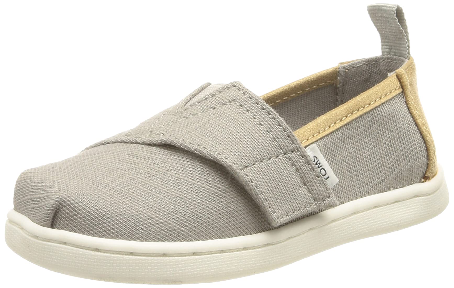 Toms Tiny Alpargata EspadrillasUnisex - Children and Boys, Grey Brown, 28.5 EU