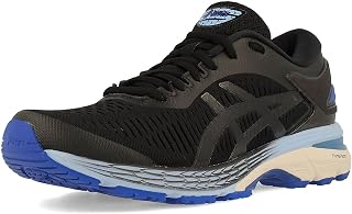 ASICS Gel-Kayano 25, Women's Running Shoes, Black Black Asics Blue 001, 42 EU