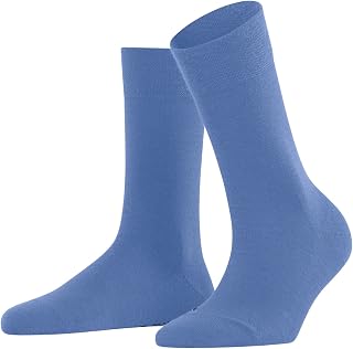 FALKE Women's Sensitive Berlin Socks Wide Tops For A Soft Grip On The Leg Suitable For Diabetics For Everyday Work Breathable Climate-Regulating Odour-Neutralising Wool Cotton 1 Pair