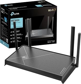 TP-Link Archer BE3600 Dual Band WiFi 7 Router 3600Mbps, 2x2.5G Ports | WiFi Router wtih 4×External Antennas, USB 3.0 Port, VPN Router, Replace ISP Router, MU-MIMO, HomeShield, Easy Setup, EasyMesh