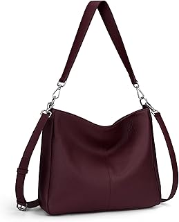 befen Soft Genuine Leather Hobo Bags Purse for Women Crossbody Shoulder Bag