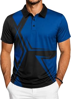 ZITY Mens Polo Shirt Short Sleeve Sports Tactical T-Shirt Athletic Golf Polos Daily Casual Stylish Collared Shirts for Men