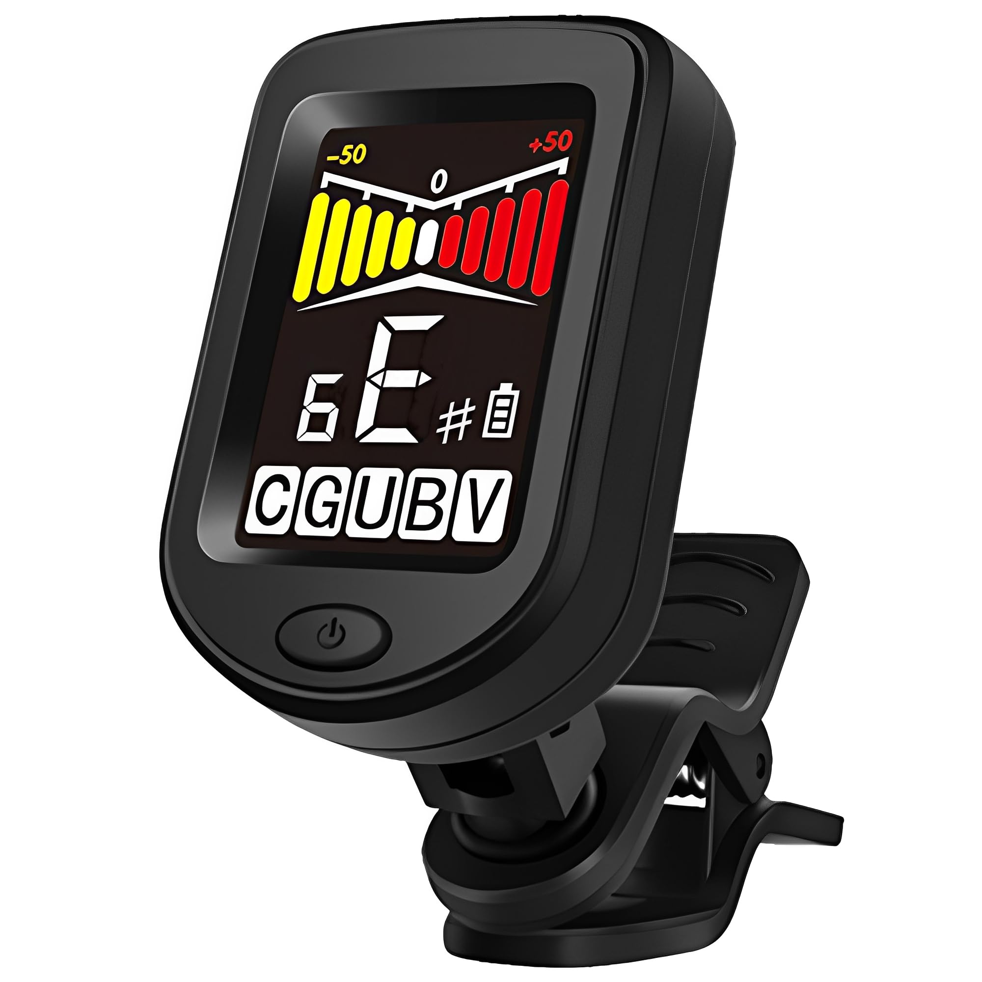 CANTUS Rechargeable Guitar Tuner, Clip on Tuner with Guitar Bass Ukulele Violin 