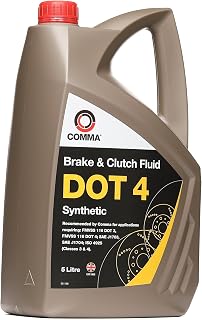 Comma BF45L Dot 4 Synthetic Brake Fluid, 5000ml Volume