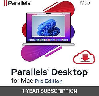 Parallels Desktop 26 for Mac Pro, Run Windows on Mac, 1 Year, Digital download