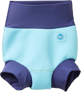 Splash About Happy Nappy Reusable Swim Diaper, Blue Cobalt, 3-4 Years