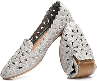 HEAWISH Women's Floral Ballet Flats for Women