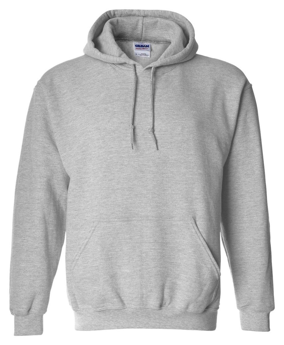 Gildan Fleece Hooded Sweatshirt, Style G18500 Men's Hoodie (Pack of 1)