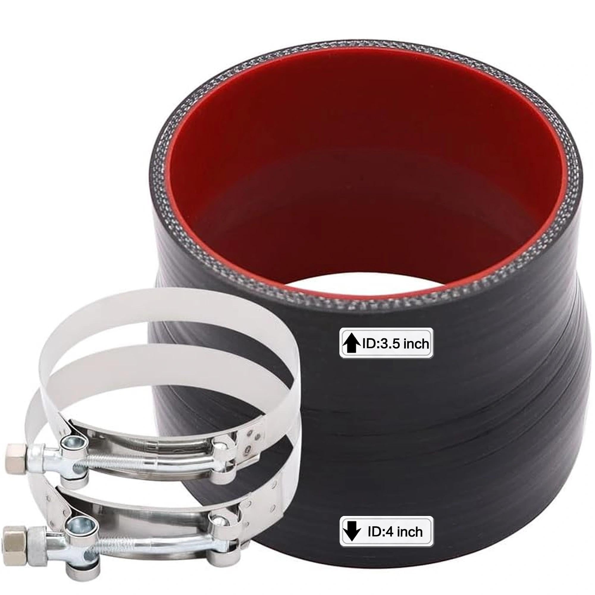 TuoLauthon ID 3.5 to 4 inch Silicone Coupler Straight Reducer Hose 4-Ply | 89-10