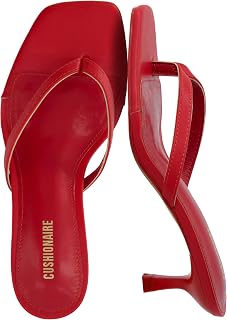CUSHIONAIRE Miami Kitten Women's Flip Flop Sandals + Memory Foam, Wide Widths Available