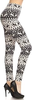 Leggings Depot High Waisted Novelty Christmas Holiday Print Leggings for Women (Available in Plus Size)