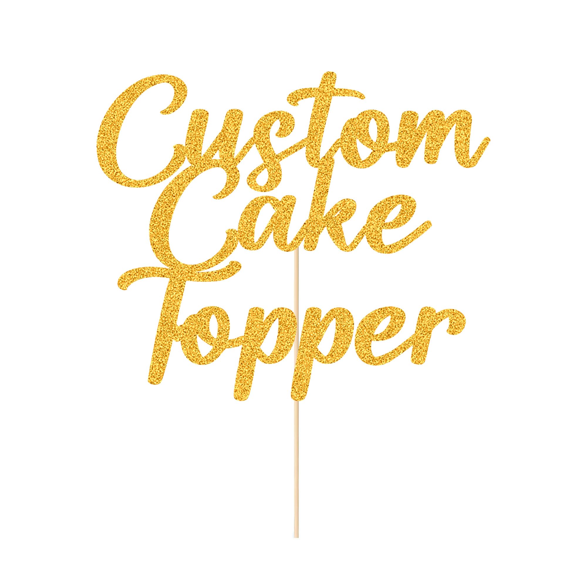 Personalised Cake Topper Custom Happy Birthday Cake Topper Wedding Cake Topper G