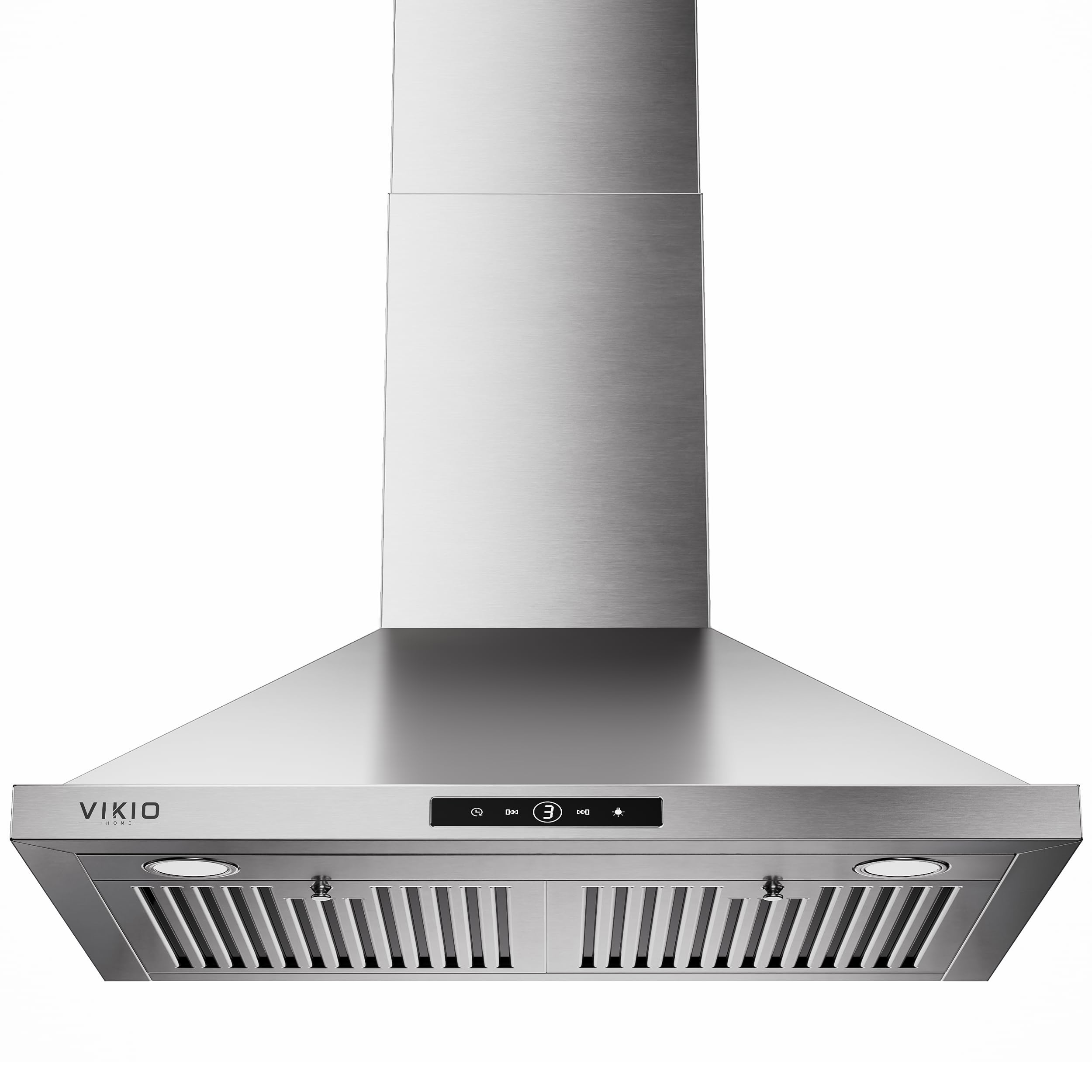 VIKIO HOME 30 Inch Wall Mount Range Hood 580CFM Low Noise Touch Control | Ducted