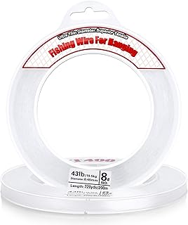 Clear Fishing Wire, Acejoz 656FT Fishing Line Clear Invisible Hanging Wire Strong Nylon String Supports 40 Pounds for Balloon Garland Hanging Decorations