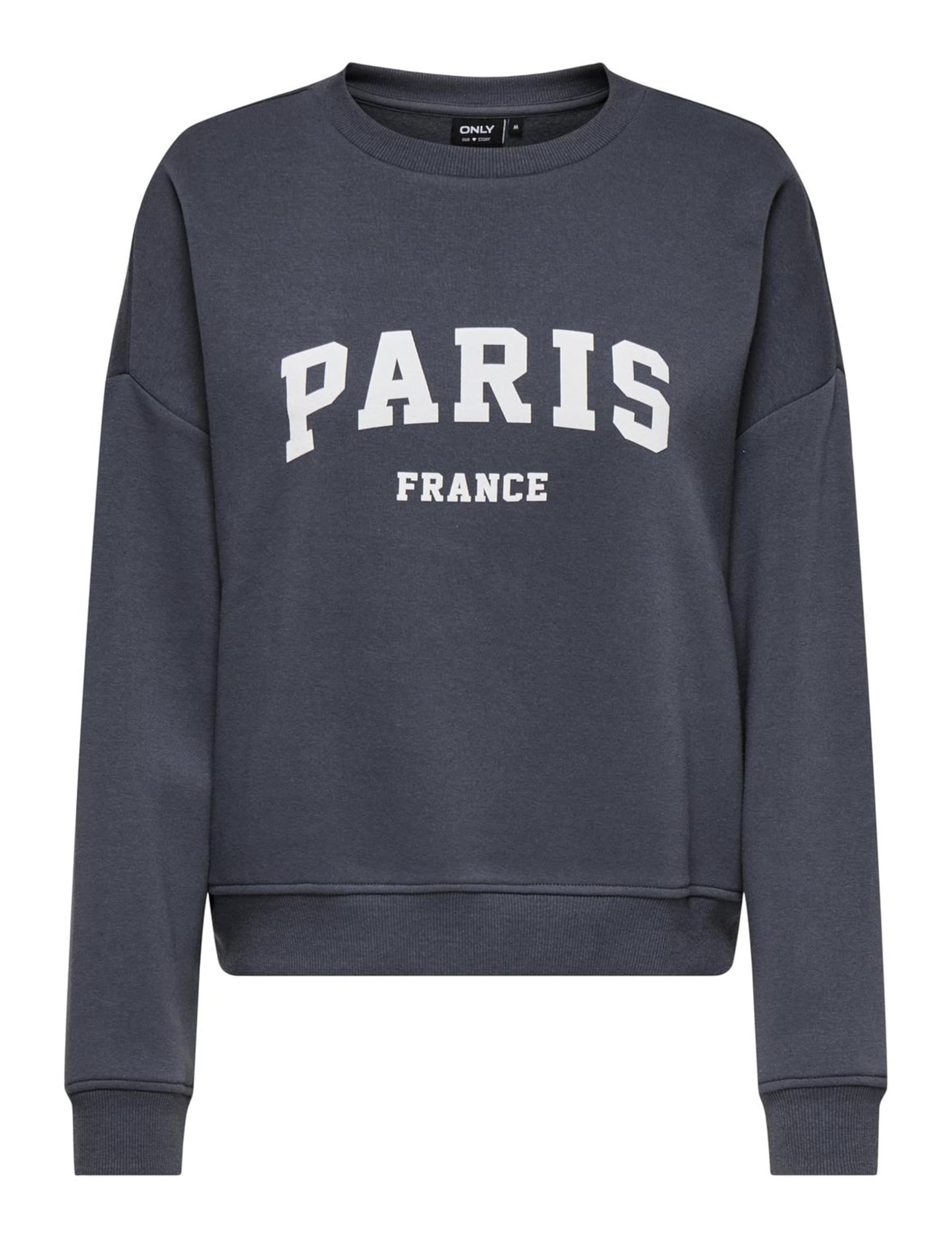 ONLY Women's Onlsweat Life L/S Crew O.size State Noos Sweatshirt with print (pac