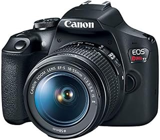 Canon EOS Rebel T7 DSLR Camera EF-S 18-55mm f/3.5-5.6 is II Lens Kit | 24.1 Megapixel CMOS (APS-C) Sensor, Full HD Videos, Built-in Wi-Fi, Beginner Photographers, Digital Camera