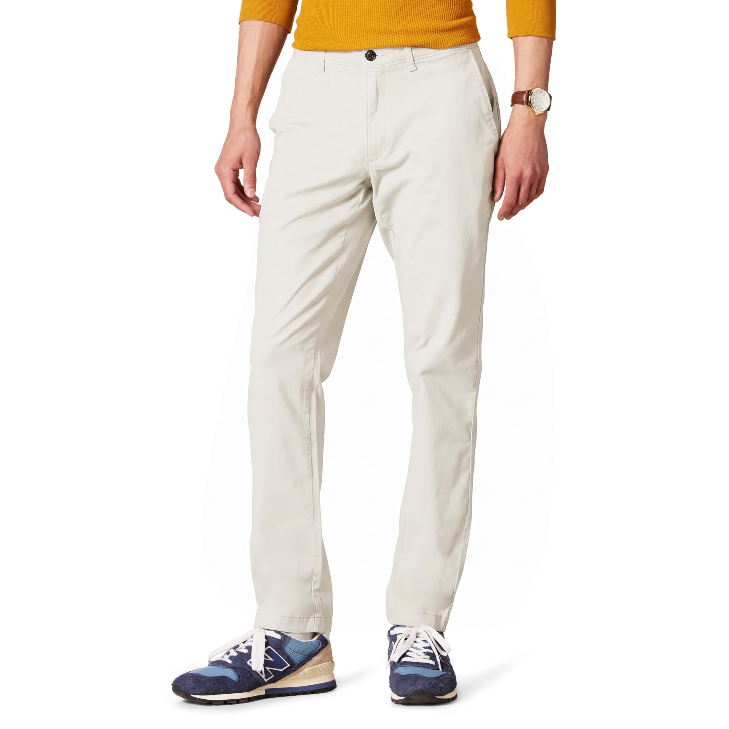 Amazon Essentials Men's Casual Stretch Chino Trousers with Classic Cut