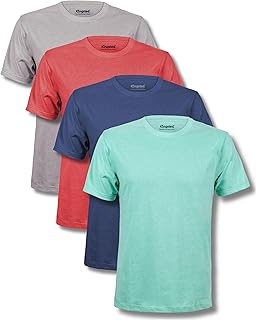 Kingsted Mens T-Shirts - Soft & Comfy Cotton Blend - Classic Fit Tee Shirts