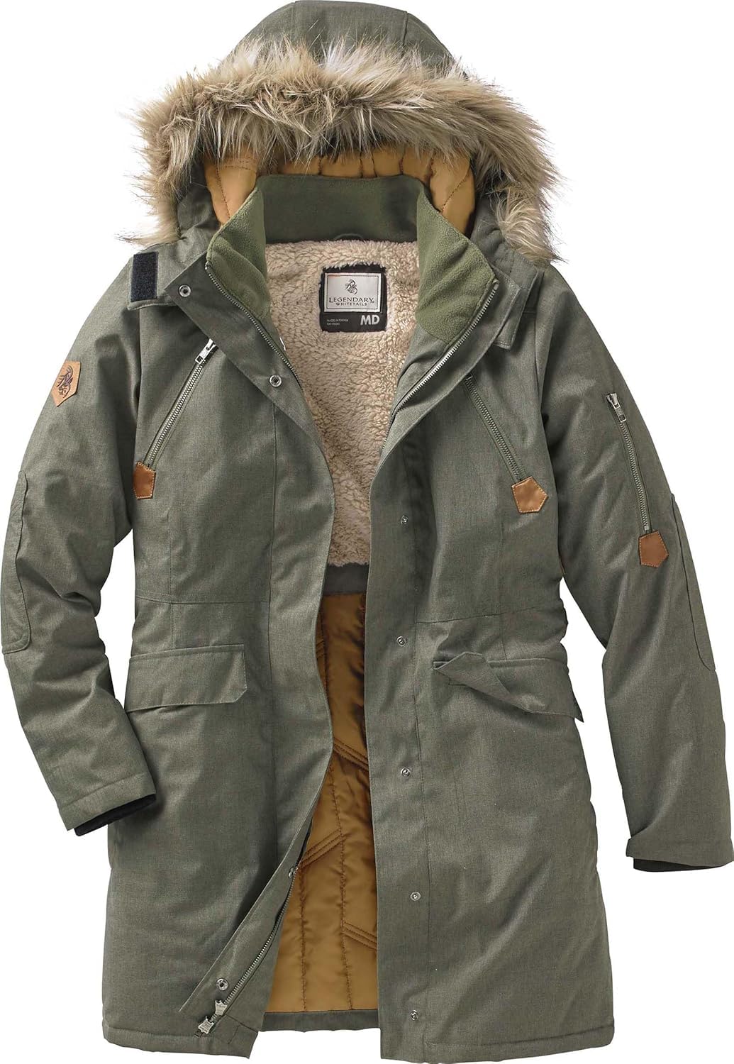 Legendary Whitetails womens Water Resistant Anchorage Parka Winter Coat With Rem