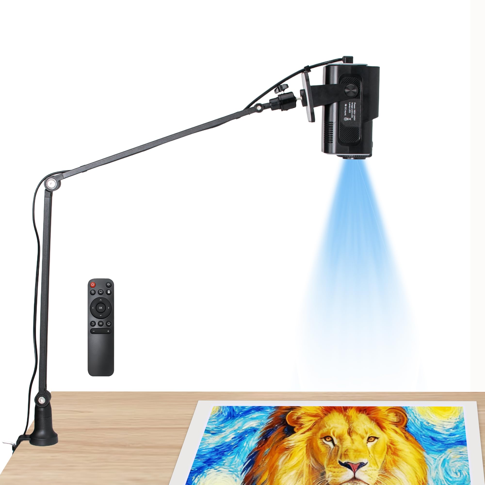HI-REEKE Art Projector for Tracing and Drawing with Adjustable Stand | Native 72