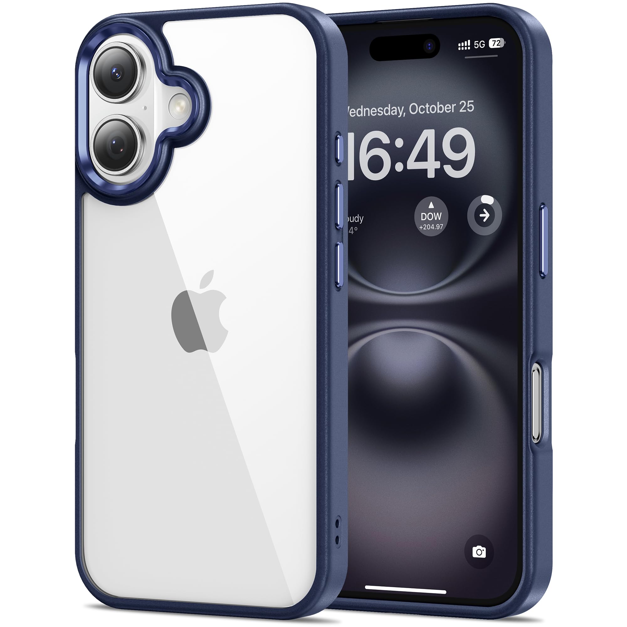 HOOMIL Case for iPhone 16 6.1-Inch, Non-Yellowing, Drop Protection, Anti-Scratch