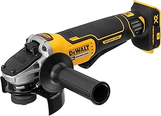 DEWALT 20V MAX* Angle Grinder Tool Cordless Brushless, 4 1/2 Inch, with Paddle Switch and Kickback Brake, Tool Only (DCG413B)