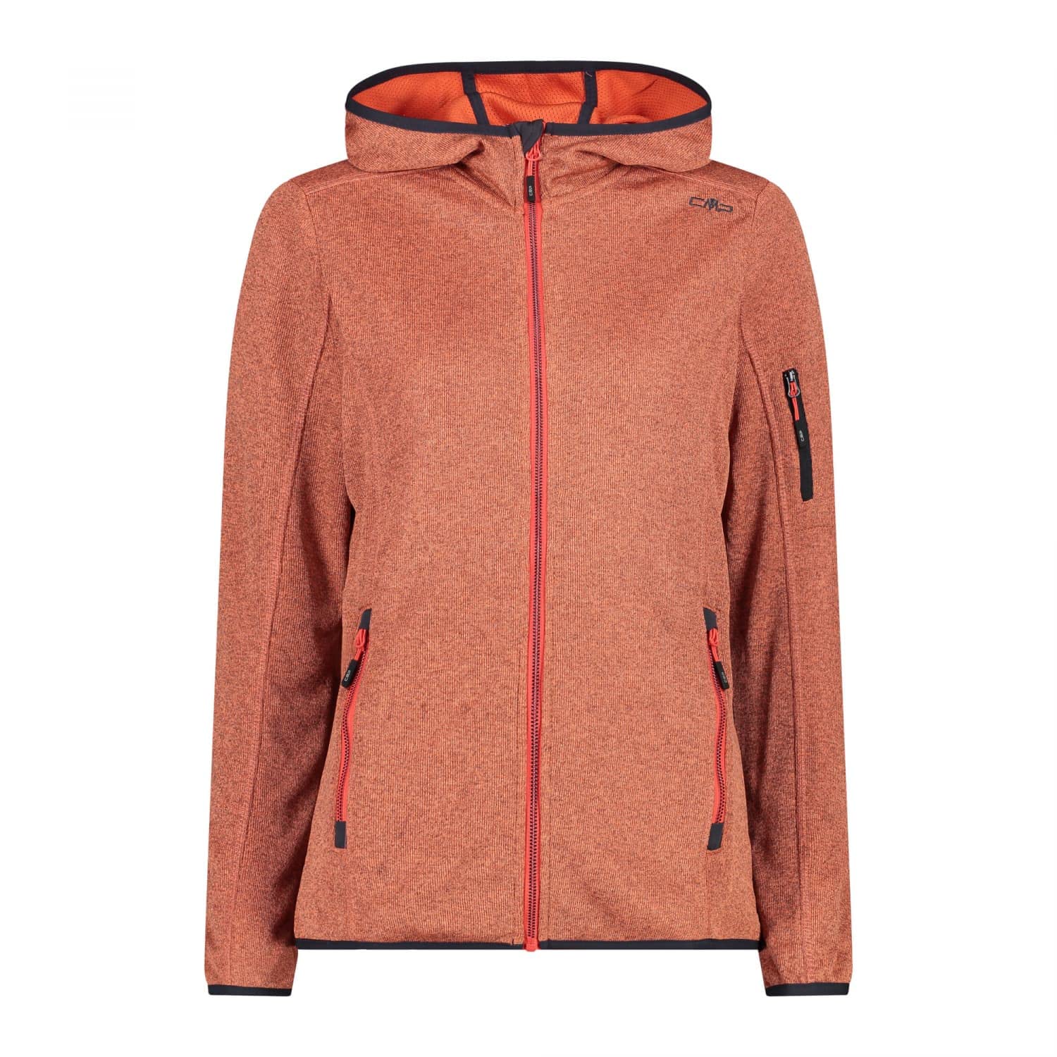 CMP Giacca da donna Knit-Tech con cappuccio fisso