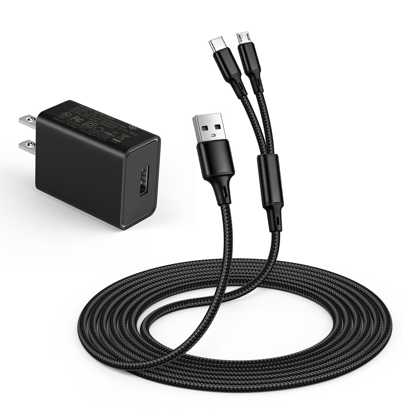 Charger Replacement for Kindle Paperwhite, Oasis, Scribe, Fire HD Tablet | For O