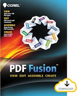 Corel PDF Fusion - PDF Creator Toolkit [PC Disc]