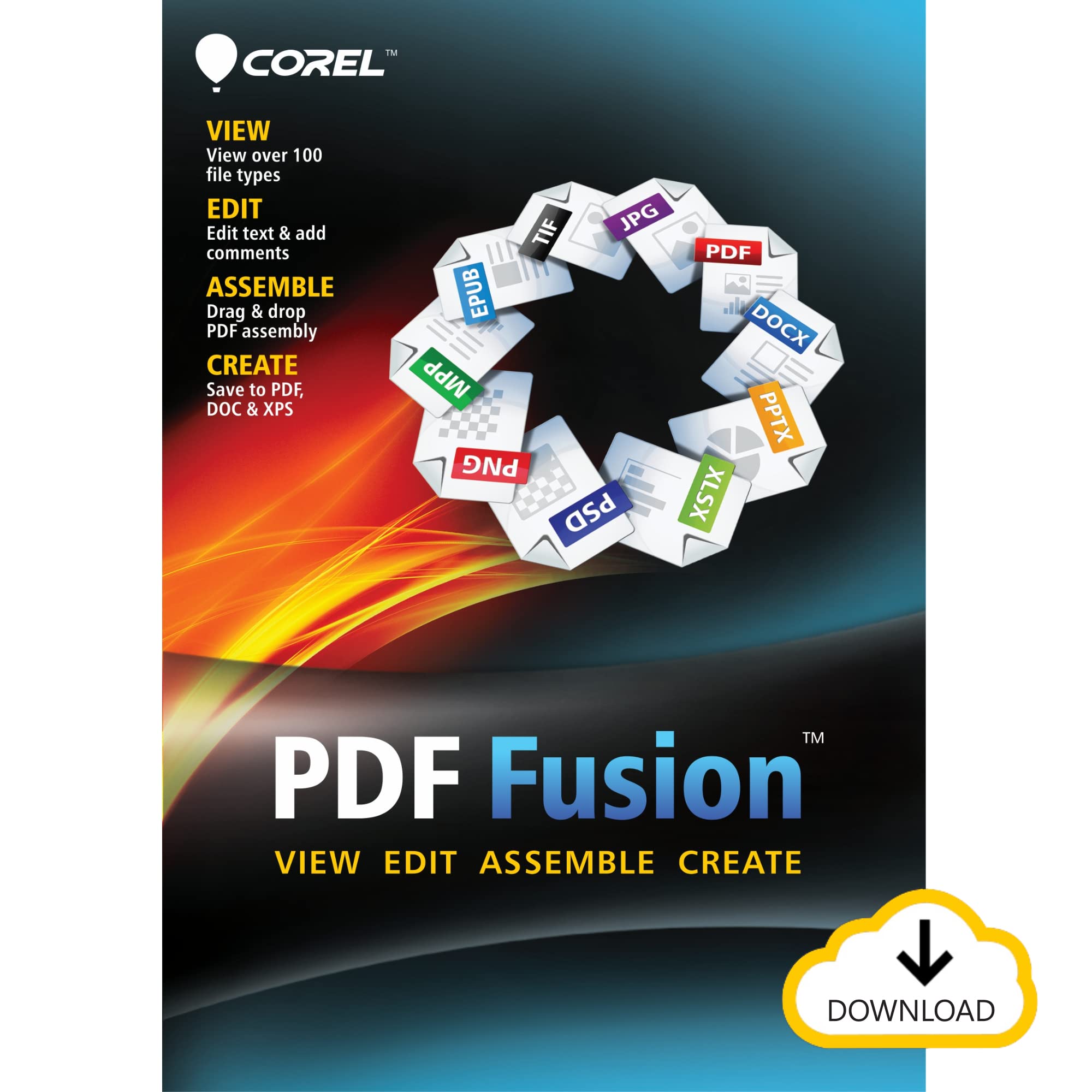 Corel PDF Fusion - PDF Creator Toolkit [PC Disc]